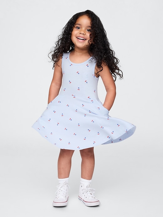 robe débardeur à volants assortie pour bébé et tout-petit
