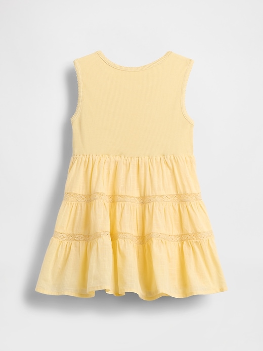 robe pour bébé et tout-petit en dentelle et matières mixtes