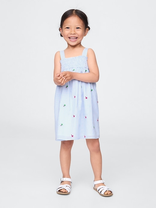 robe débardeur smockée pour bébé et tout-petit