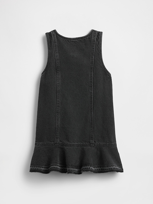 robe en jean à basque pour bébé et enfant