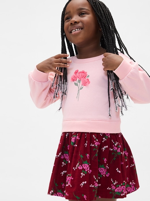 robe sweat-shirt douce vintage pour bébé et tout-petit