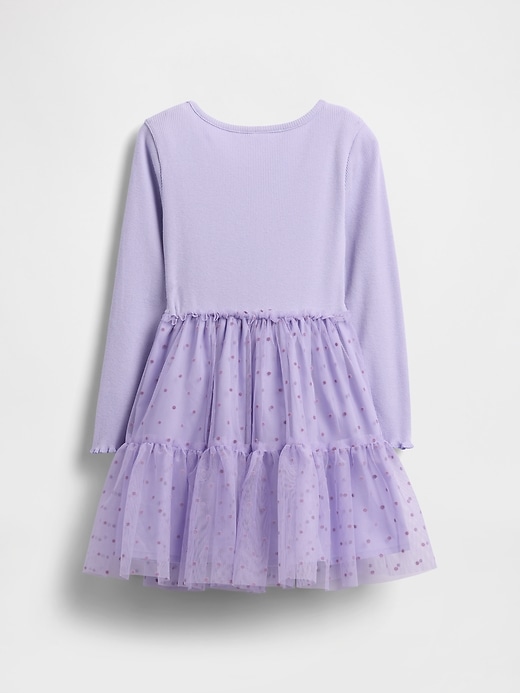 robe en tulle et matières mixtes pour bébé et tout-petit