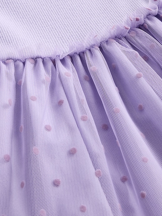 robe en tulle et matières mixtes pour bébé et tout-petit