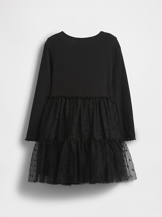robe en tulle et matières mixtes pour bébé et tout-petit