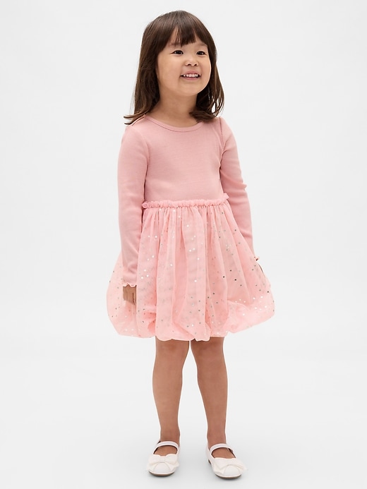 robe à bulles en techniques mixtes pour bébé et tout-petit