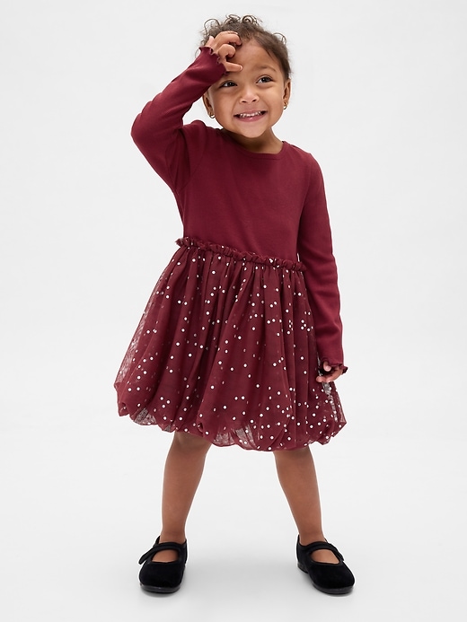robe à bulles en techniques mixtes pour bébé et tout-petit