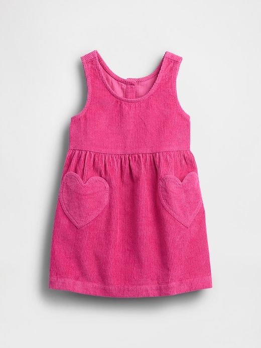 pull en velours côtelé en forme de cœur pour bébé et tout-petit