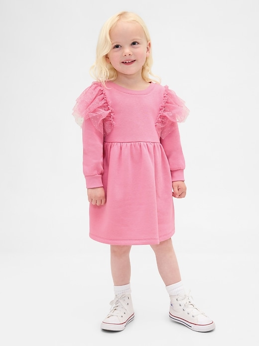 robe sweat-shirt en tulle pour bébé et tout-petit
