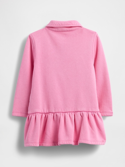 robe sweat-shirt à demi-zip pour bébé et tout-petit