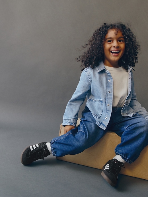 pantalon de survêtement parachute en jean pour bébé et tout-petit