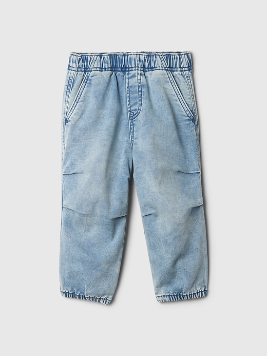 pantalon de survêtement parachute en jean pour bébé et tout-petit