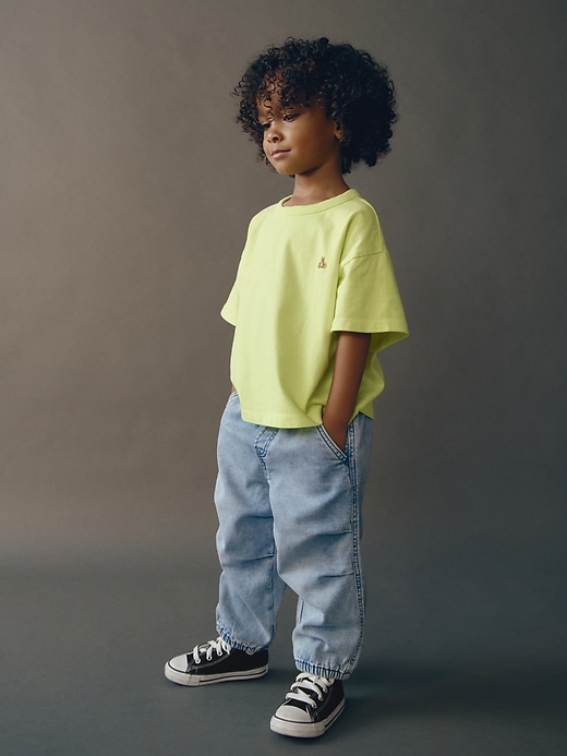 pantalon de survêtement parachute en jean pour bébé et tout-petit