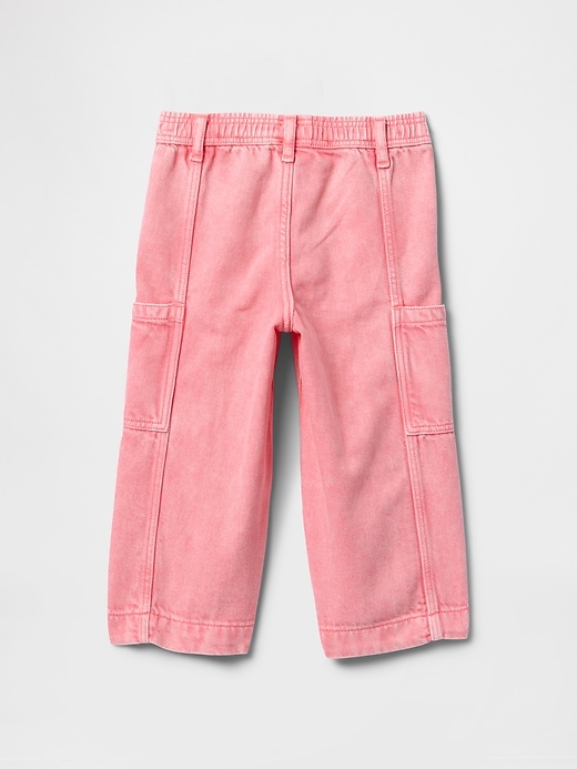 jeans cargo ultra-doux à enfiler pour bébés et tout-petits