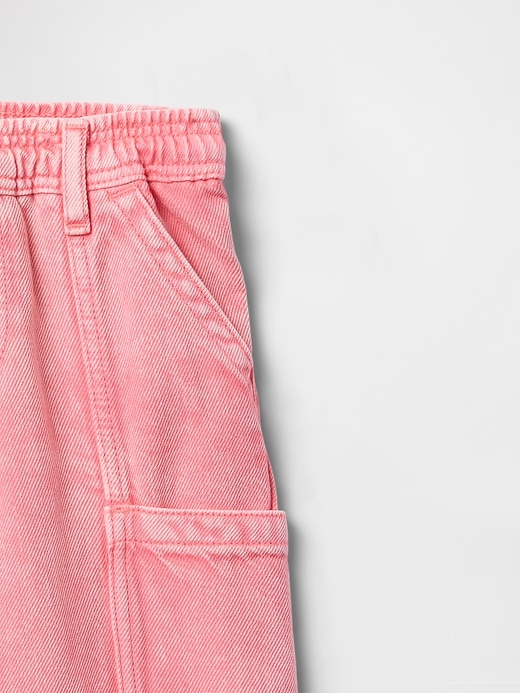 jeans cargo ultra-doux à enfiler pour bébés et tout-petits