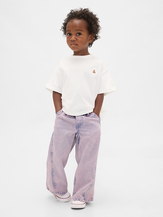 jeans amples à jambes larges pour bébés et tout-petits