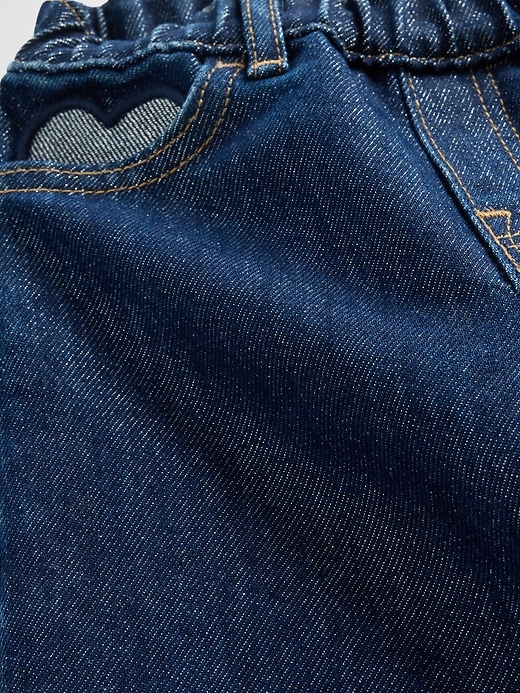 jeans baggy métallisés pour bébés et tout-petits