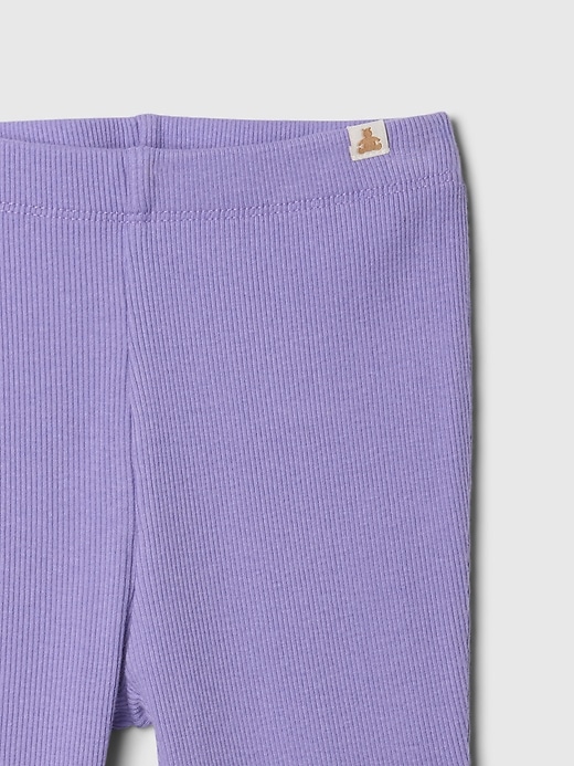 leggings côtelés évasés à assortir pour bébés et tout-petits