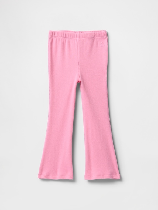 leggings côtelés évasés à assortir pour bébés et tout-petits