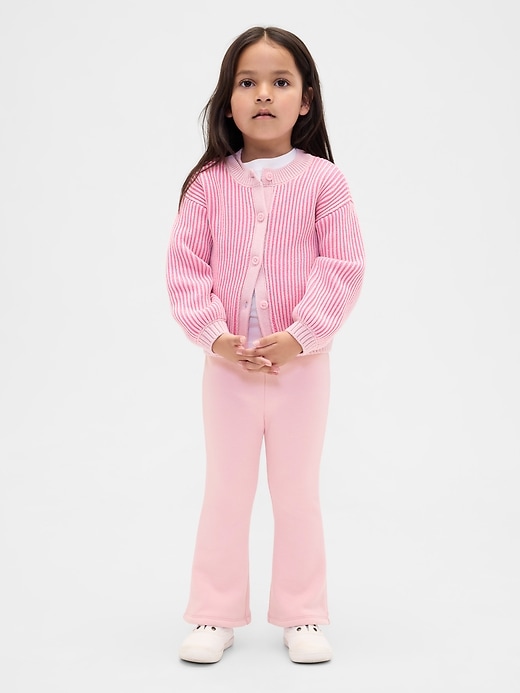 leggings évasés doublés doux pour bébés et tout-petits
