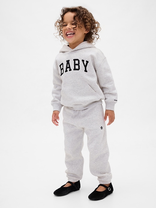 pantalon de jogging vintage doux à logo gap × sandy liang pour bébés et tout-petits