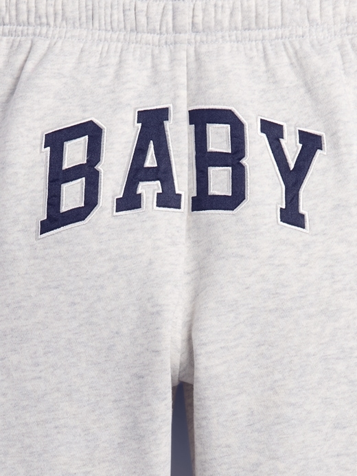 pantalon de jogging vintage doux à logo gap × sandy liang pour bébés et tout-petits