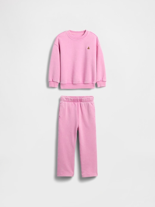 ensemble de survêtement doux et lavé pour bébé et tout-petit style vintage