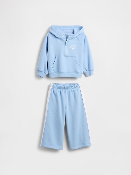 ensemble à capuche vintage pour bébé et tout-petit