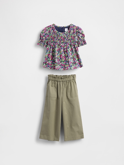 ensemble floral pour bébé et tout-petit
