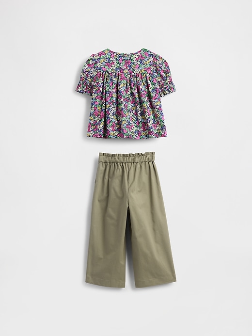 ensemble floral pour bébé et tout-petit