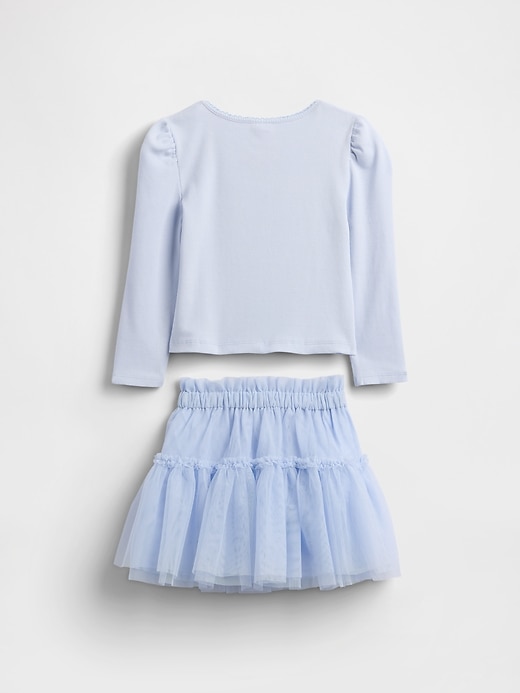 ensemble bébé et tout-petit en côtes et tulle