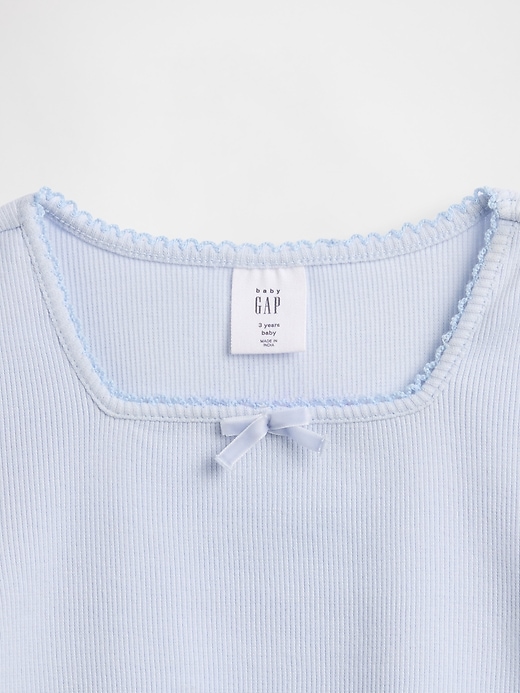 ensemble bébé et tout-petit en côtes et tulle