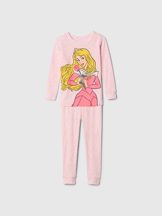 ensemble pyjama princesse en coton brossé biologique gap × disney baby