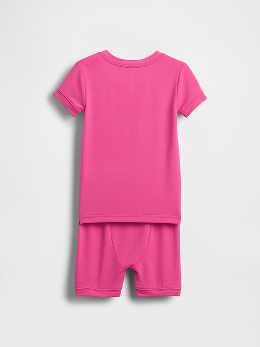 ensemble de pyjama court henley pour bébé et tout-petit