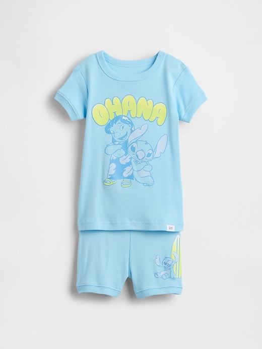 ensemble pyjama lilo stitch pour bébé et enfant en coton bio brossé