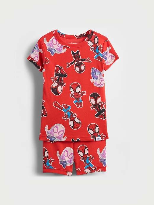 ensemble pyjama bébé et tout-petit marvel en coton bio brossé
