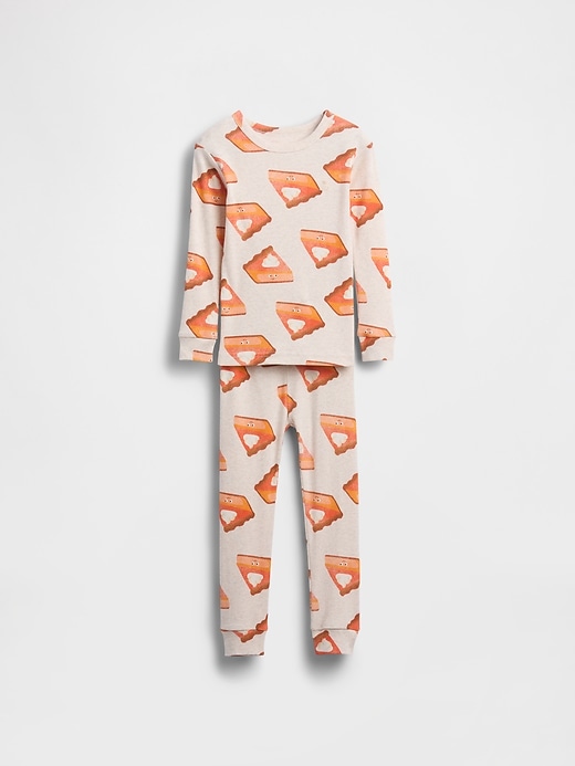ensemble pyjama bébé et tout-petit en coton bio brossé pour thanksgiving
