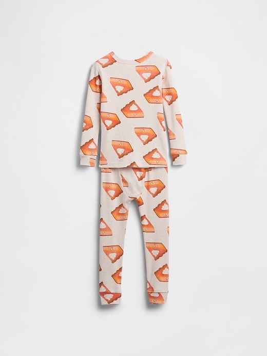 ensemble pyjama bébé et tout-petit en coton bio brossé pour thanksgiving