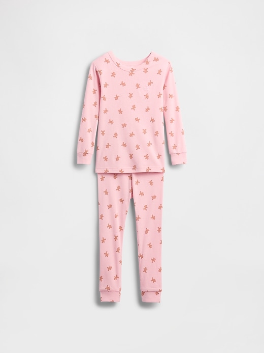 ensemble pyjama de noël en coton bio brossé pour enfants et bébés