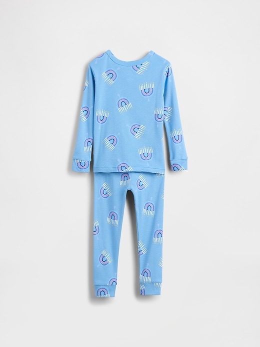 ensemble pyjama de noël en coton bio brossé pour enfants et bébés