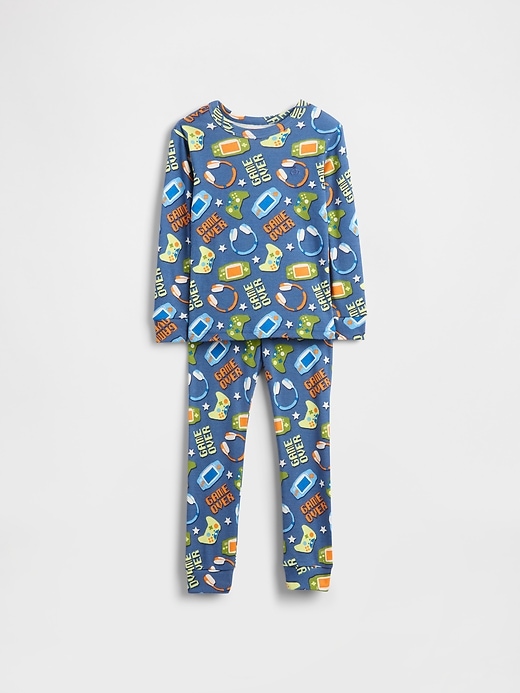 ensemble pyjama en coton bio brossé pour bébé et tout-petit
