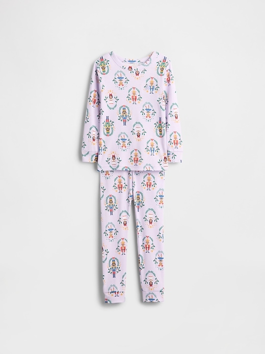 ensemble pyjama casse-noisette en coton bio brossé pour bébé et tout-petit