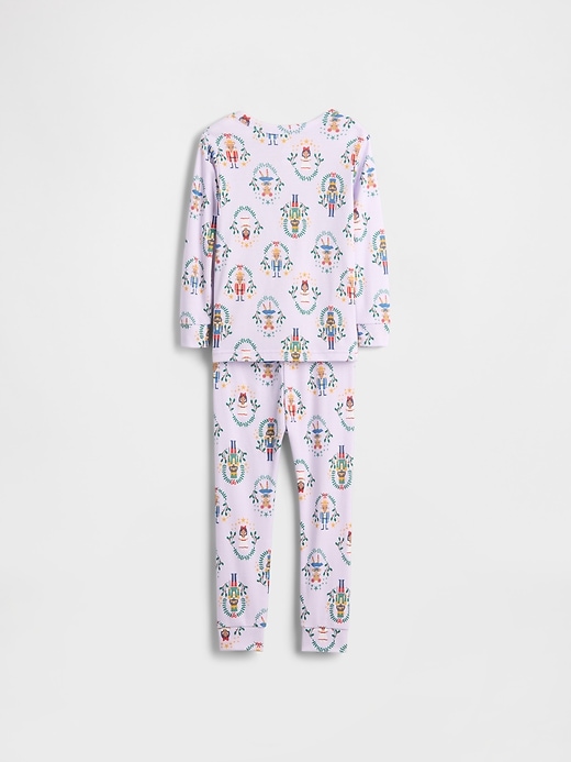 ensemble pyjama casse-noisette en coton bio brossé pour bébé et tout-petit