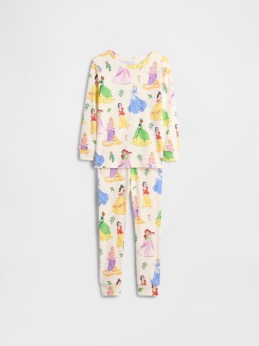 ensemble pyjama princesse en coton brossé biologique gap × disney pour bébé et enfant