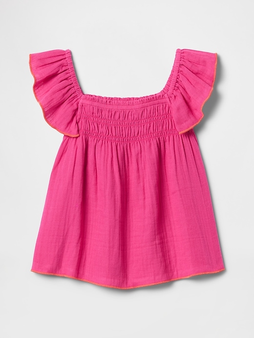 haut en gaze froissée pour bébé et tout-petit
