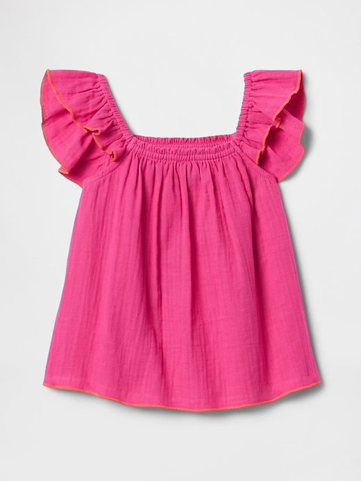 haut en gaze froissée pour bébé et tout-petit