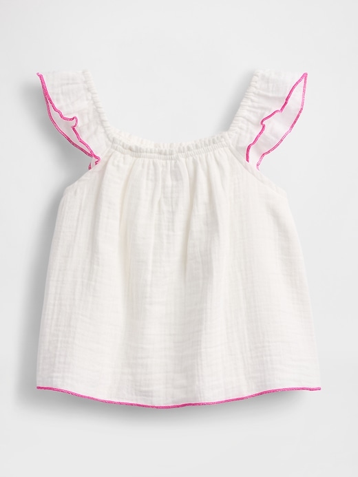 haut en gaze froissée pour bébé et tout-petit