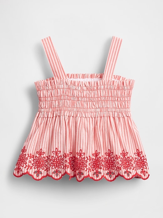 haut à œillets smocké pour bébé et tout-petit
