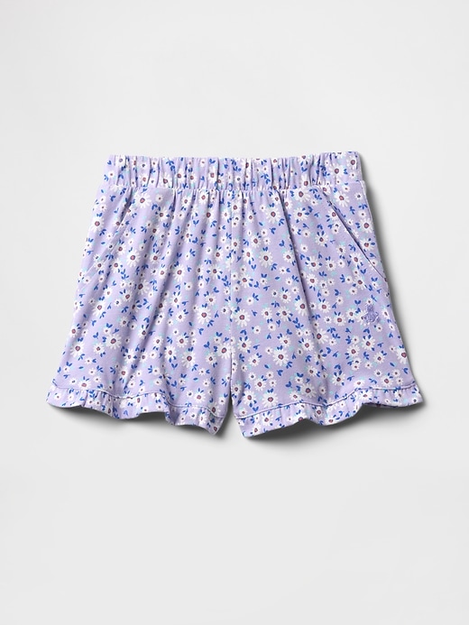 shorts à volants assortis pour bébés et tout-petits