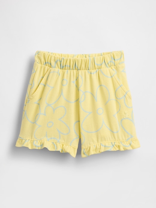shorts à volants assortis pour bébés et tout-petits