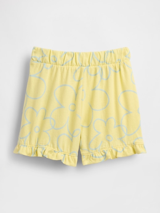 shorts à volants assortis pour bébés et tout-petits